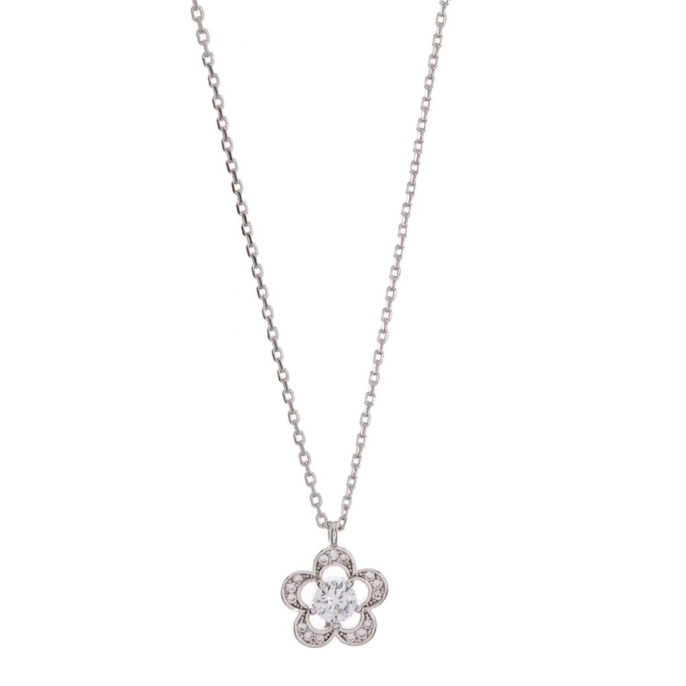 KATE SPADE • Silver Stencil Scalloped Necklace